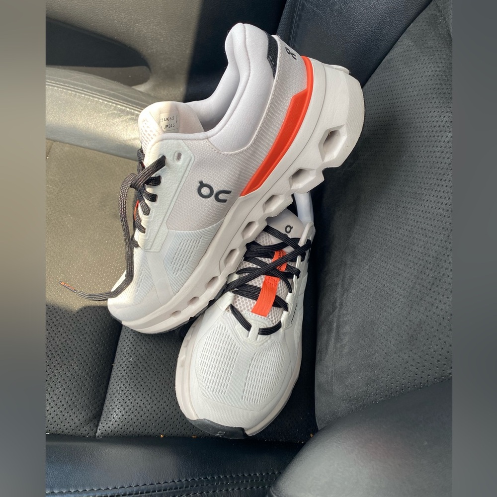 On cloudrunner 2. Worn once. Too big but cannot return. AUTHENTIC Receipt posted